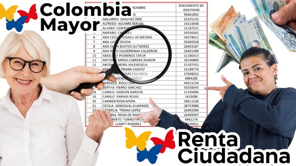 Listados De Pagos En Los Subsidios Colombia Mayor Y Familias En Acción JEY TE INFORMA