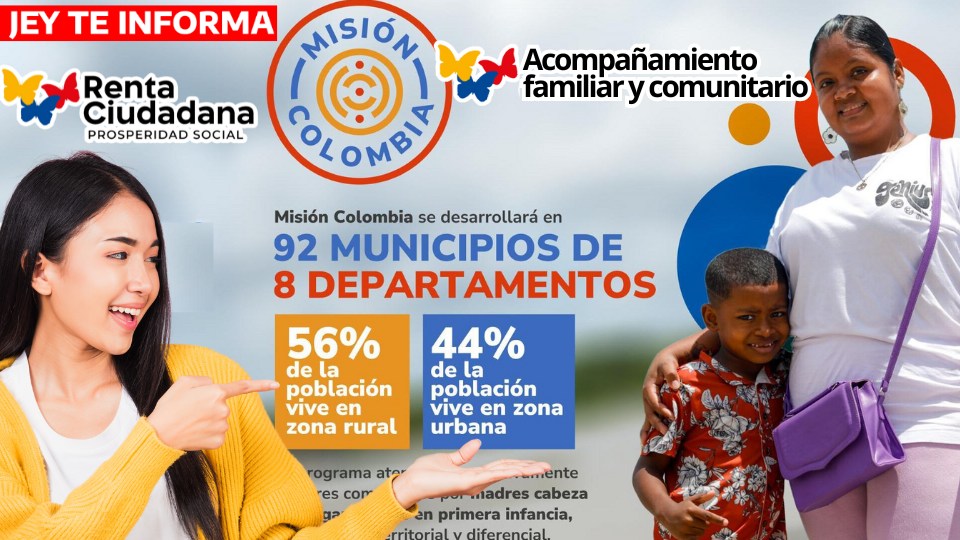 Prosperidad Social anuncia nuevo programa de Acompañamiento Familiar "Misión Colombia" Jey te Informa