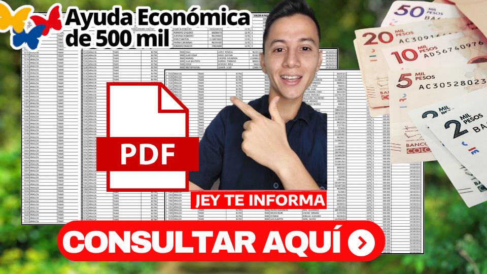 Listados Actualizados: Consulta la Ayuda Económica de 500 mil pesos Renta Ciudadana en noviembre 2023 JEY TE INFORMA