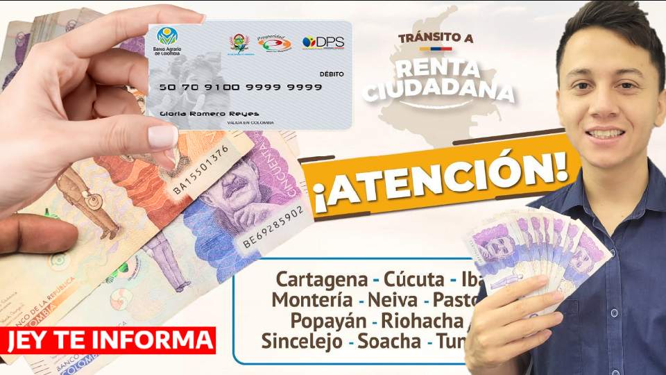 ¡Atención! Renta Ciudadana: Activación de Tarjeta en Banco Agrario Antes del 10 de Noviembre JEY TE INFORMA