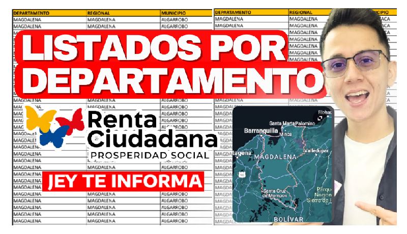 Listados de Renta Ciudadana 2024 en Magdalena: ¡Consulta Rápida! JEY TE INFORMA