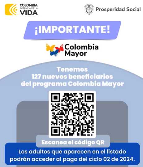 NUEVOS BENEFICIARIOS COLOMBIA MAYOR 1