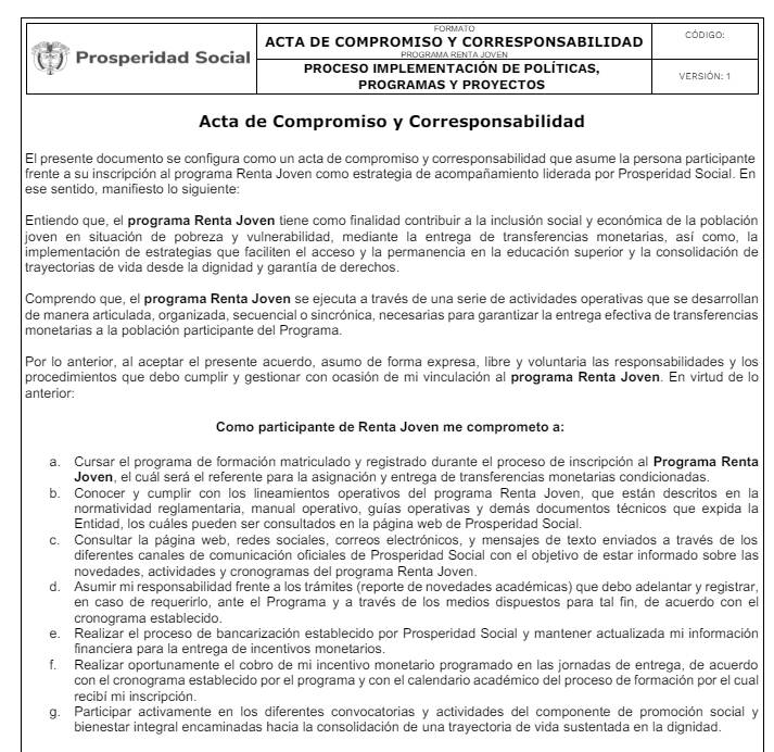 ACTA DE COMPROMISO RENTA JOVEN 2024