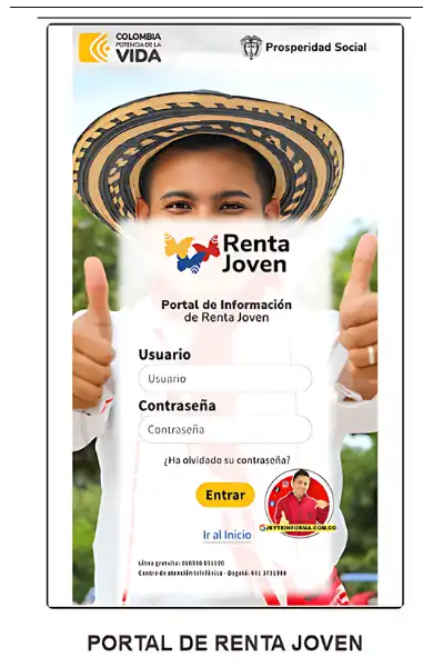 LINK DEL PORTAL DE RENTA JOVEN