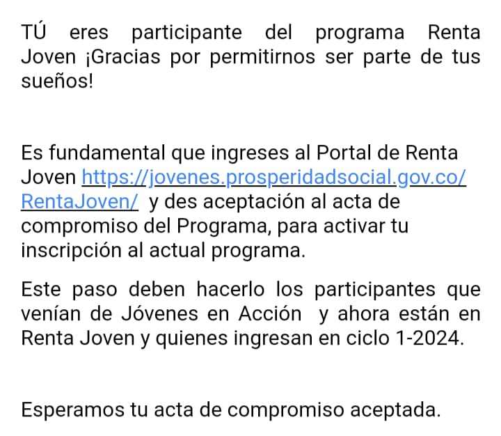 CORREO RENTA JOVEN 2024 ACTA