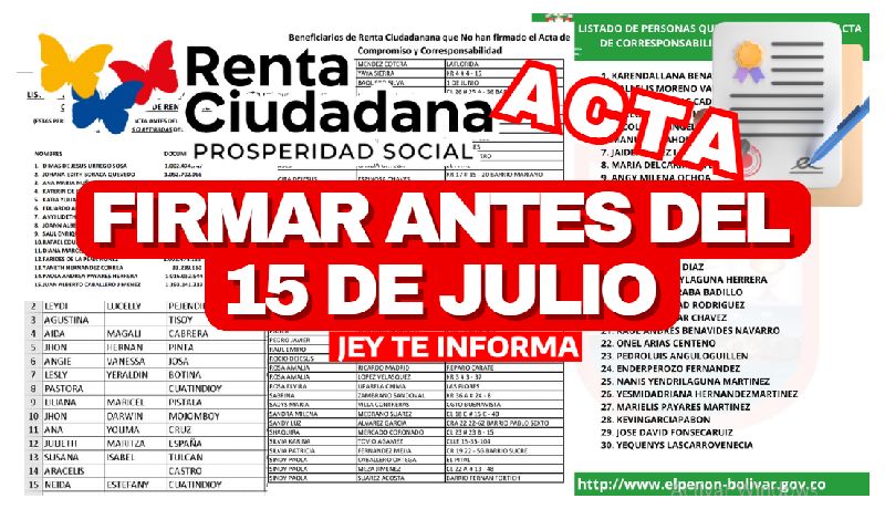 Acta de Compromiso Renta Ciudadana 2024 JEY TE INFORMA