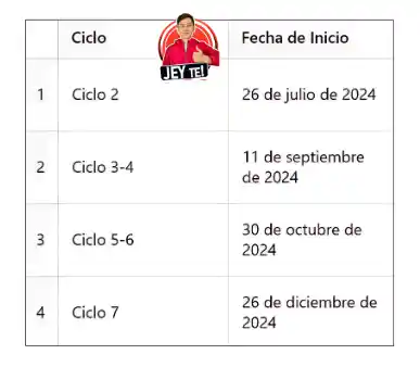 calendario de pagos del año RENTA E IVA 2024 JEY TE INFORMA