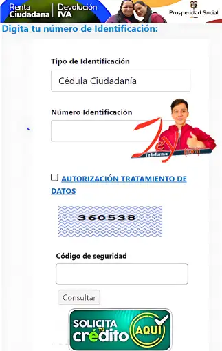Link de Consulta del Pago de la Renta Ciudadana | Fuente: Portal Oficial del Banco Agrario