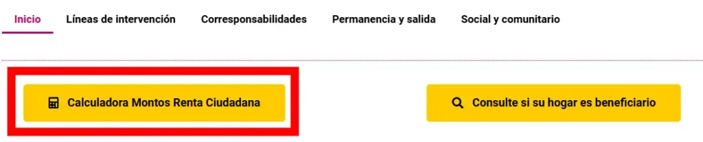 calculadora de Renta Ciudadana