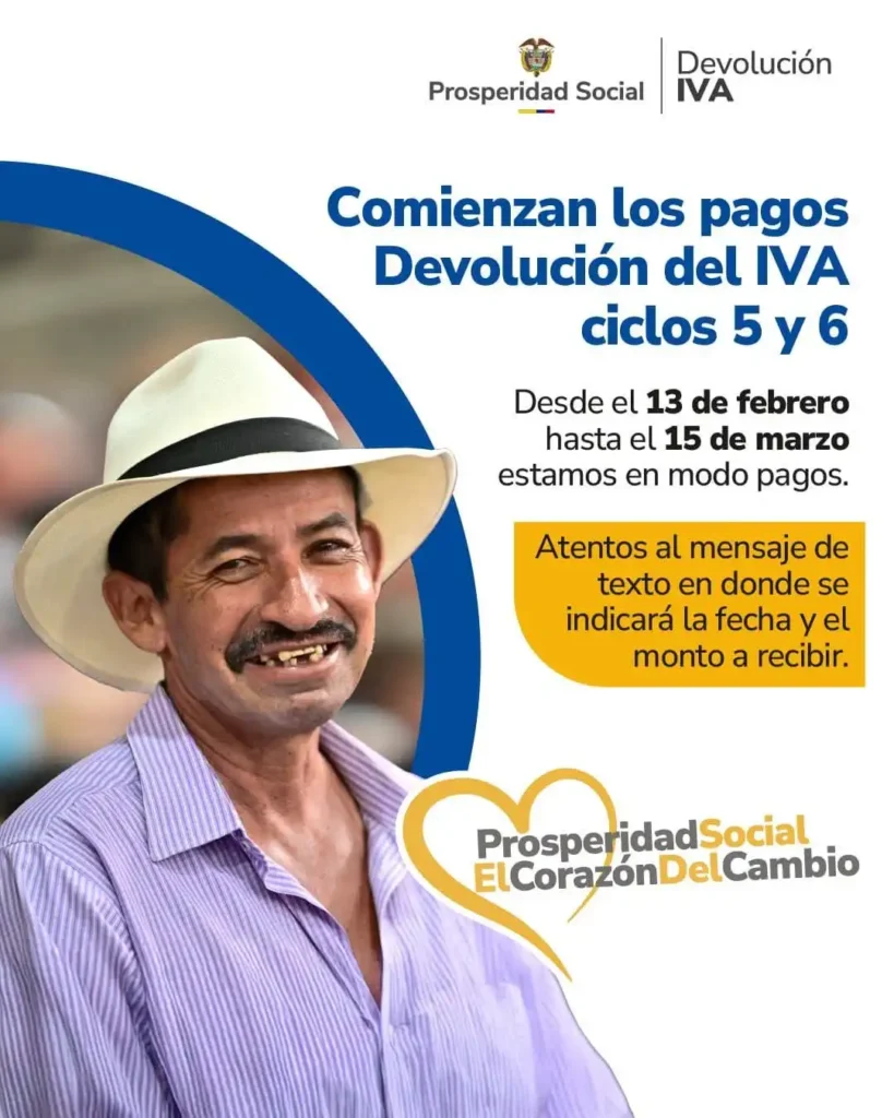 Prosperidad Social inicia pagos de la Devolución del IVA 