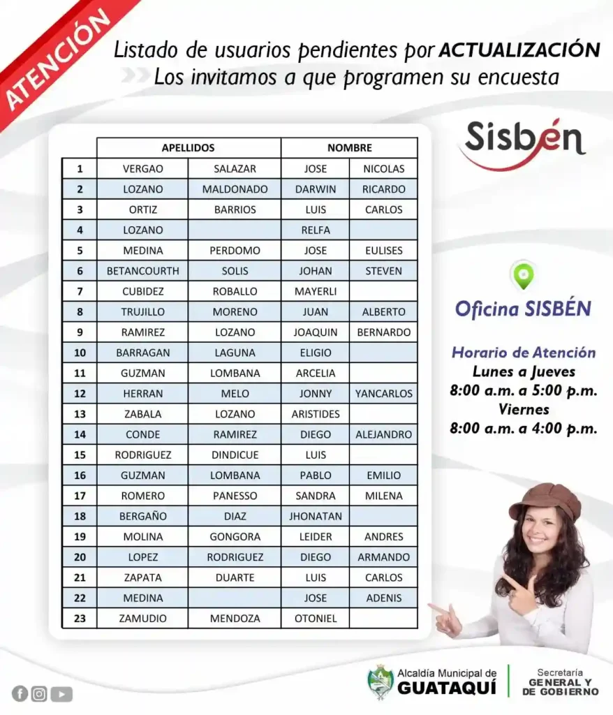 Evita Perder tu Subsidio: Actualiza el Puntaje del Sisbén IV Ahora 3 actualiza el puntaje del Sisbén link de consulta