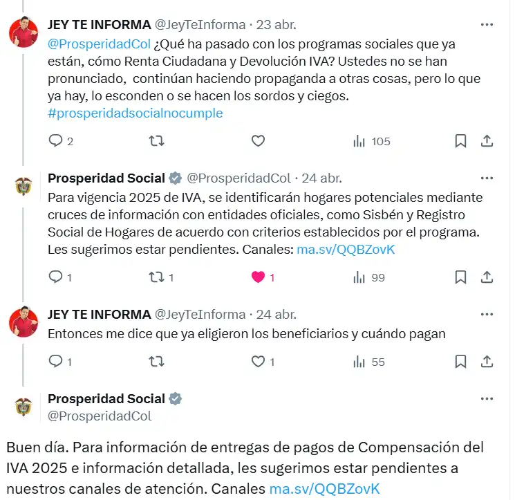 respuestas de prosperidad social