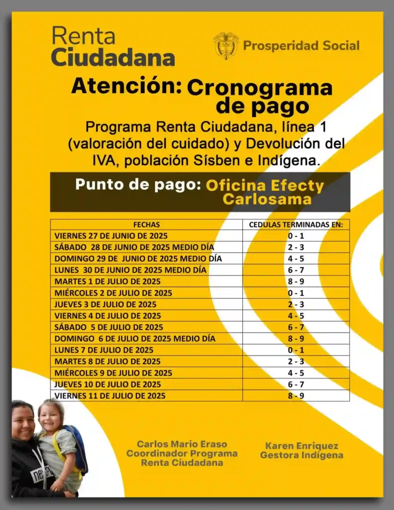 ¡Ya es Oficial! Arranca Segundo Pago de Renta Ciudadana y Devolución del IVA 2025 6 arranca Segundo Pago de Renta Ciudadana 1