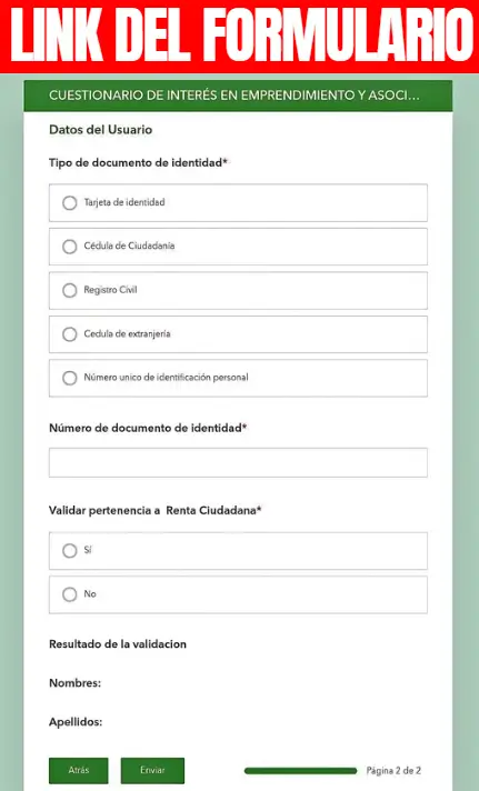 Link de Colombia sin Hambre 2025: Prosperidad Social Lanza Formulario Oficial para el Grupo A del Sisbén 2 Link de Colombia sin Hambre 2025