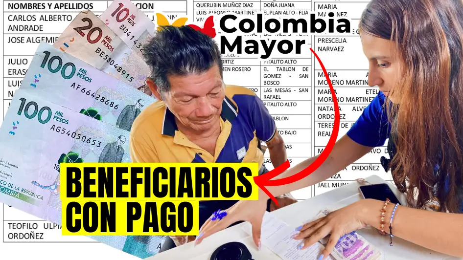 Pago a Domicilio Colombia Mayor