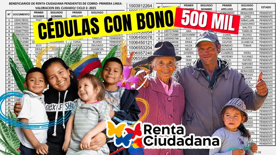 ¡Último Aviso! El Pago del Bono de 500 Mil está por Terminar y estas Cédulas Siguen Sin Cobrar 1 Pago del Bono de 500 Mil