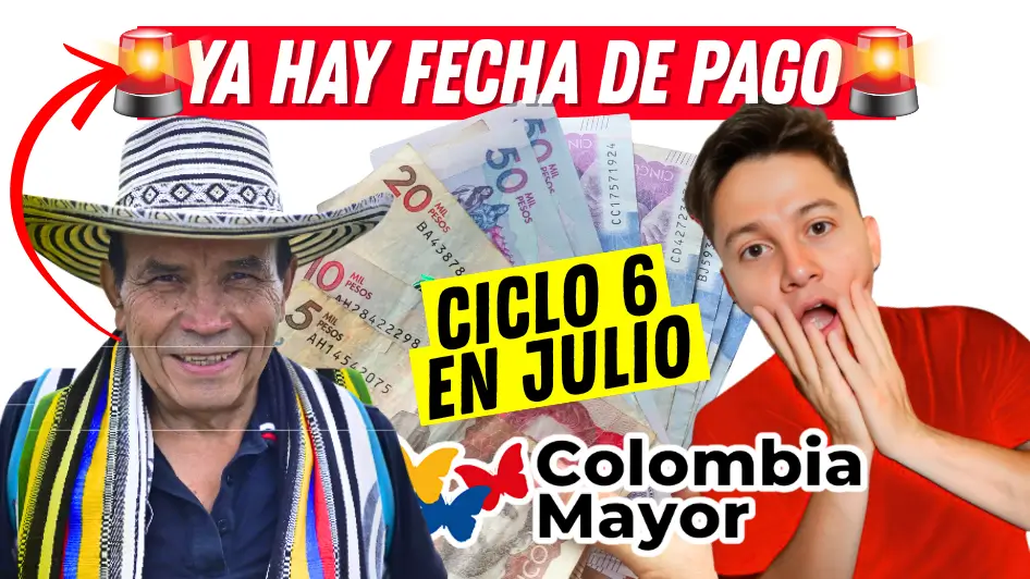 Pagos de Colombia Mayor en Julio