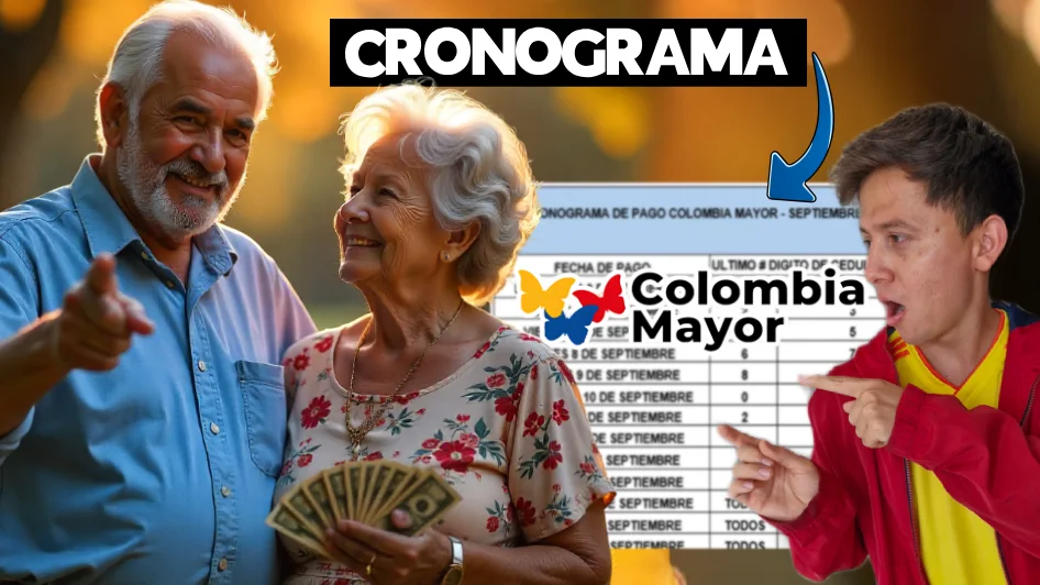 cronograma del ciclo 8 de Colombia Mayor