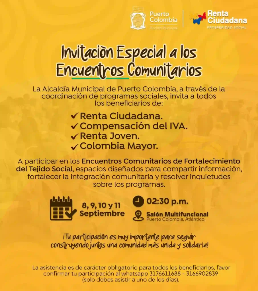 Alcaldia de Puerto Colombia Encuentros Renta