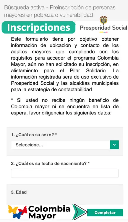 Link de Preregistro de la Renta Basica Solidaria