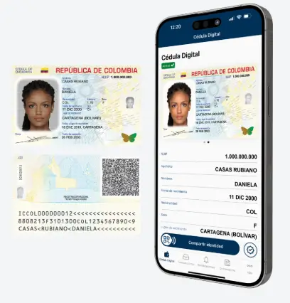 cédula digital colombiana