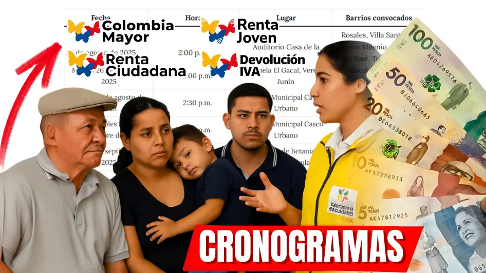 Fechas y Ubicaciones de los Encuentros Comunitarios para Beneficiarios de Valoración del Cuidado