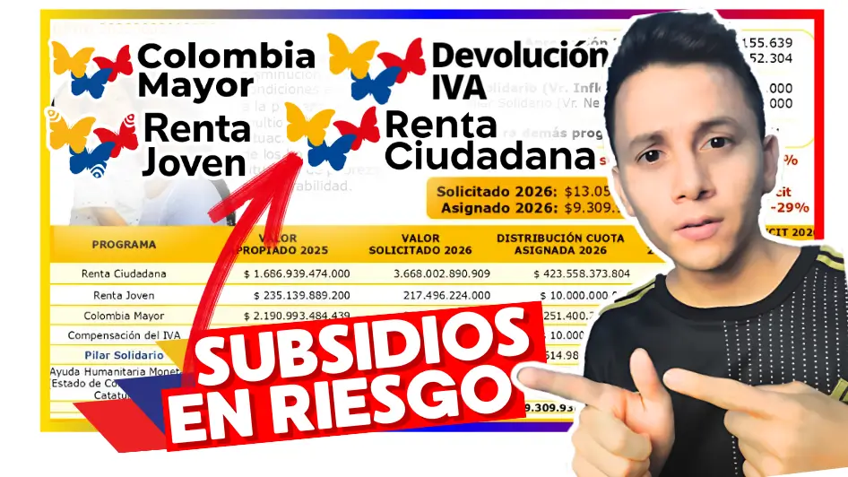 Subsidios que ya no existirán