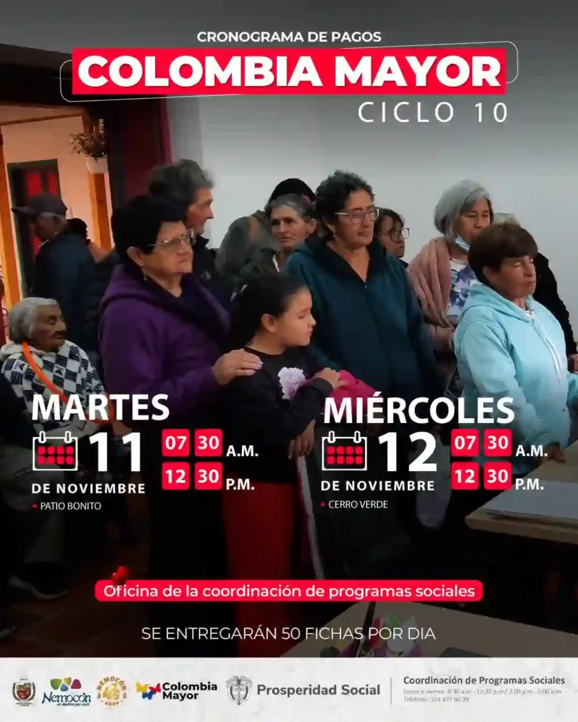 Adulto mayor pico y cedula