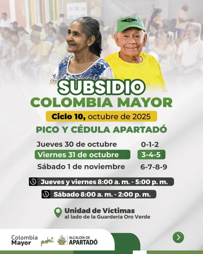 colombia mayor nueva fecha