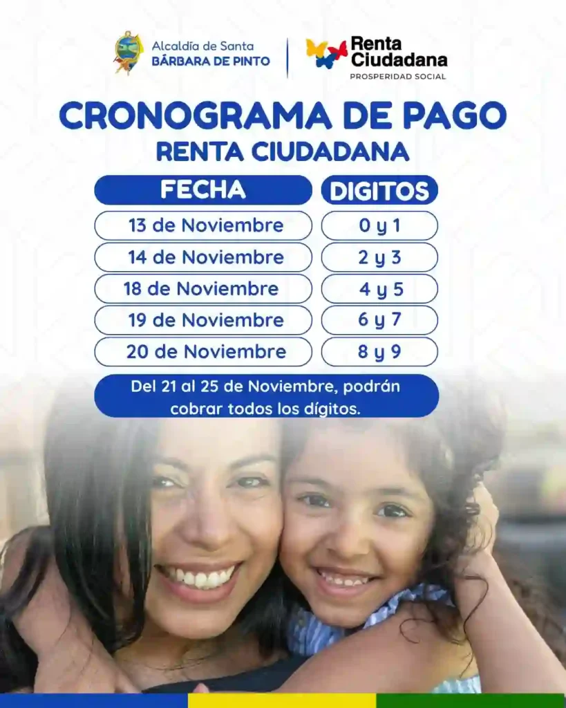 Renta Ciudadana pico y cédula ya activo: consulta fechas, horarios y acércate a cobrar 10 Alcaldia de Santa Barbara de Pinto pico y cedula renta e iva