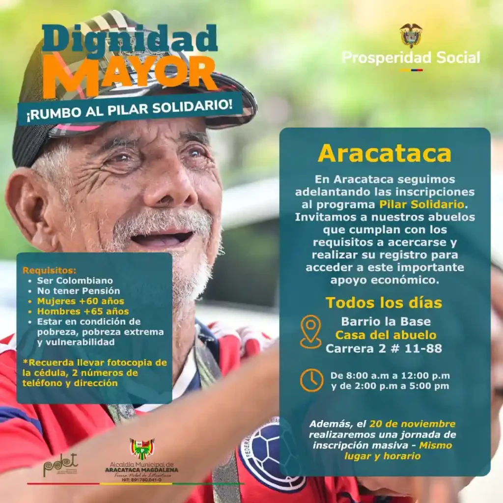 Pilar solidario cronograma de inscripcion