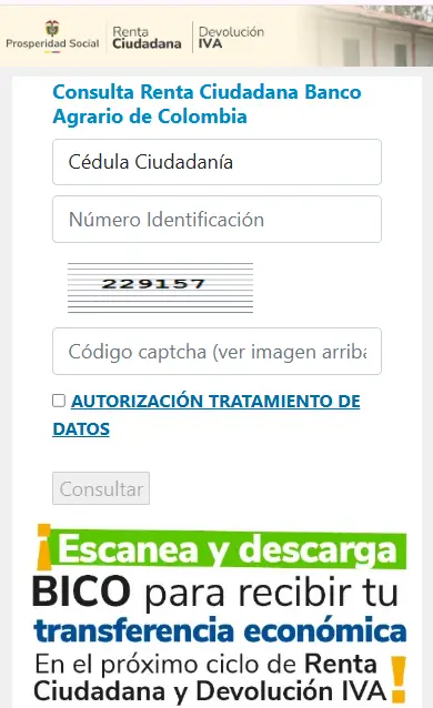 ¿Cómo saber si te pagan Renta Ciudadana o Devolución del IVA en noviembre? 4 Pagan Renta Ciudadana, consulta oficial de pagos en el portal del Banco Agrario