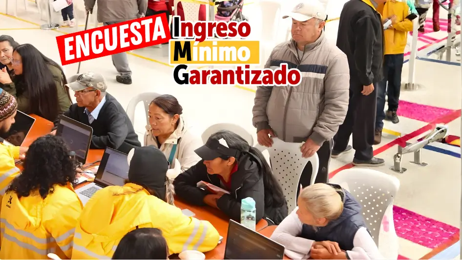 beneficiario del Ingreso Mínimo Garantizado encuesta