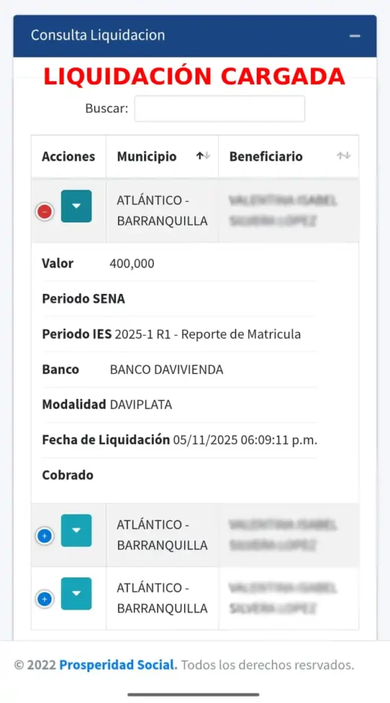 ¡Última hora! Liquidación del pago de Renta Joven ya disponible 2 liquidacion del pago de Renta Joven