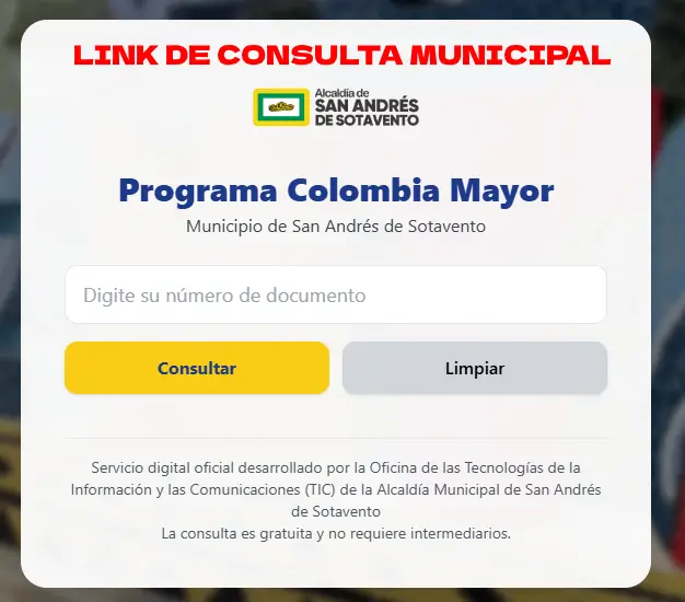 1 Alcaldia de San Andres de Sotavento Beneficiarios Colombia Mayor 2