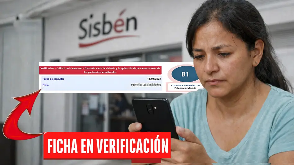 franja roja en el Sisbén