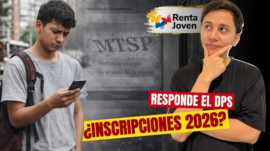 Guía de inscripciones para Renta Joven en 2026.