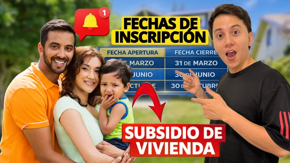 inscripciones para el subsidio de vivienda familiar