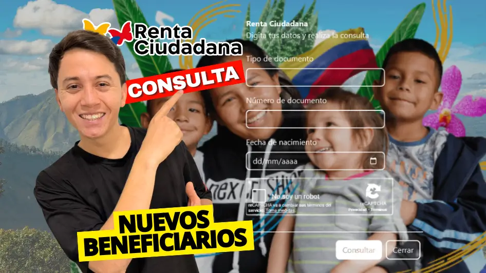 Consulta de beneficiarios en Renta Ciudadana y Devolución del IVA.