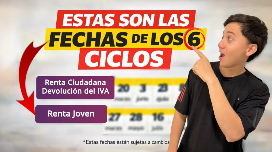 rondas de pago de programas sociales con operación bimestral.