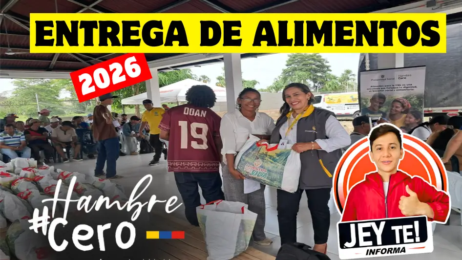 Hambre Cero comenzó entregas de alimentos en Colombia a hogares beneficiarios en diferentes municipios