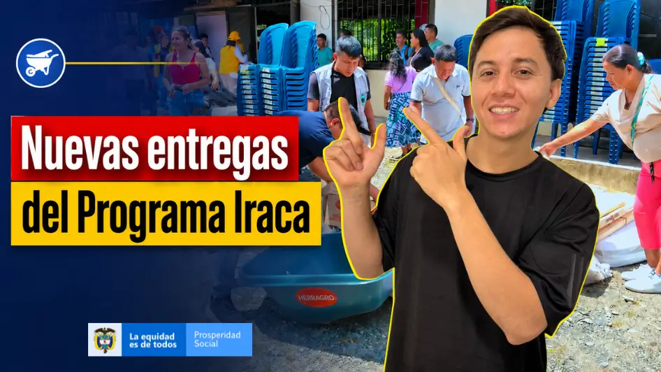 Entrega de insumos del programa Iraca a comunidades étnicas beneficiarias de Prosperidad Social.