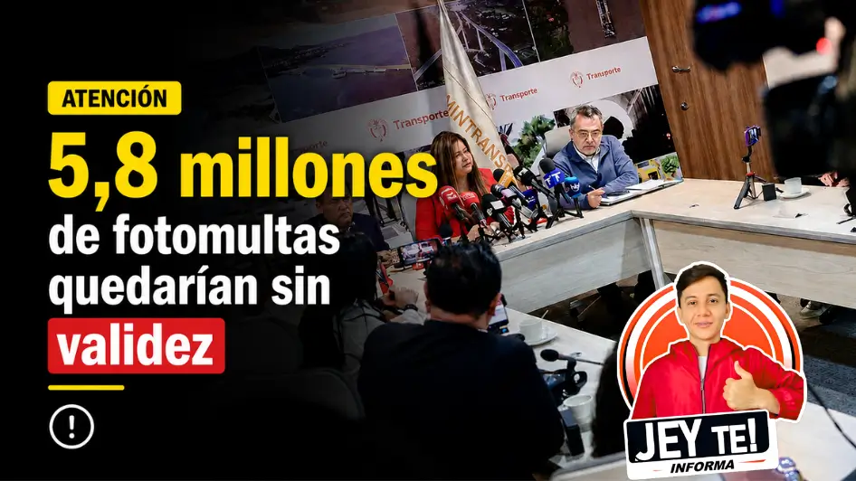 Investigación del Gobierno por fotomultas que quedarían sin validez en Colombia.