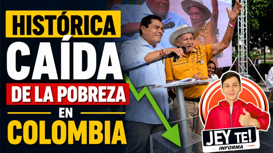 Pobreza multidimensional en Colombia y balance social presentado en 2026.