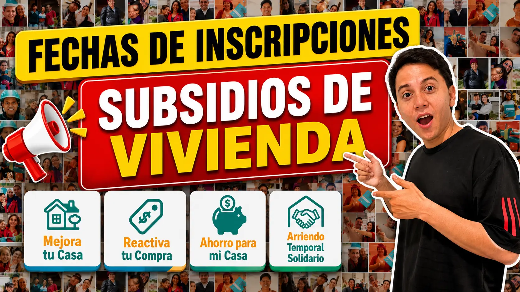 Cronograma de subsidios de vivienda 2026 cupos y convocatorias Tu Ruta al Hogar.