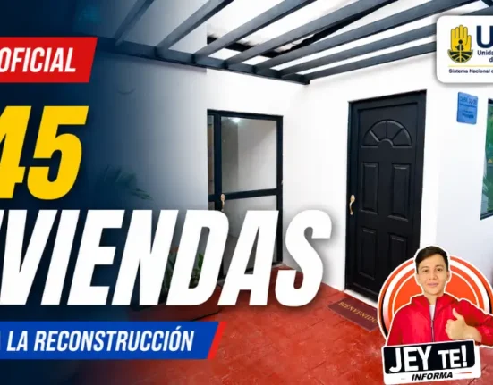 145 viviendas para familias afectadas por el sismo serán construidas por la UNGRD.