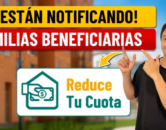 Notificación a familias beneficiarias de Reduce tu Cuota en Bogotá