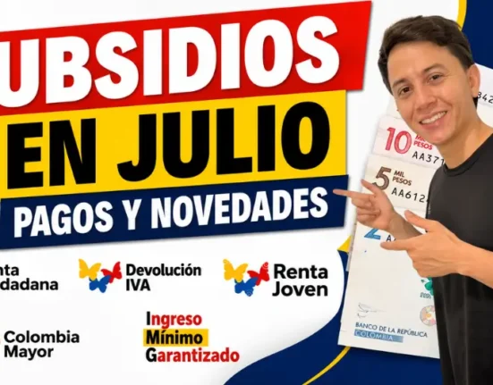 Subsidios en julio de 2026 pagos y novedades para hogares beneficiarios en Colombia.