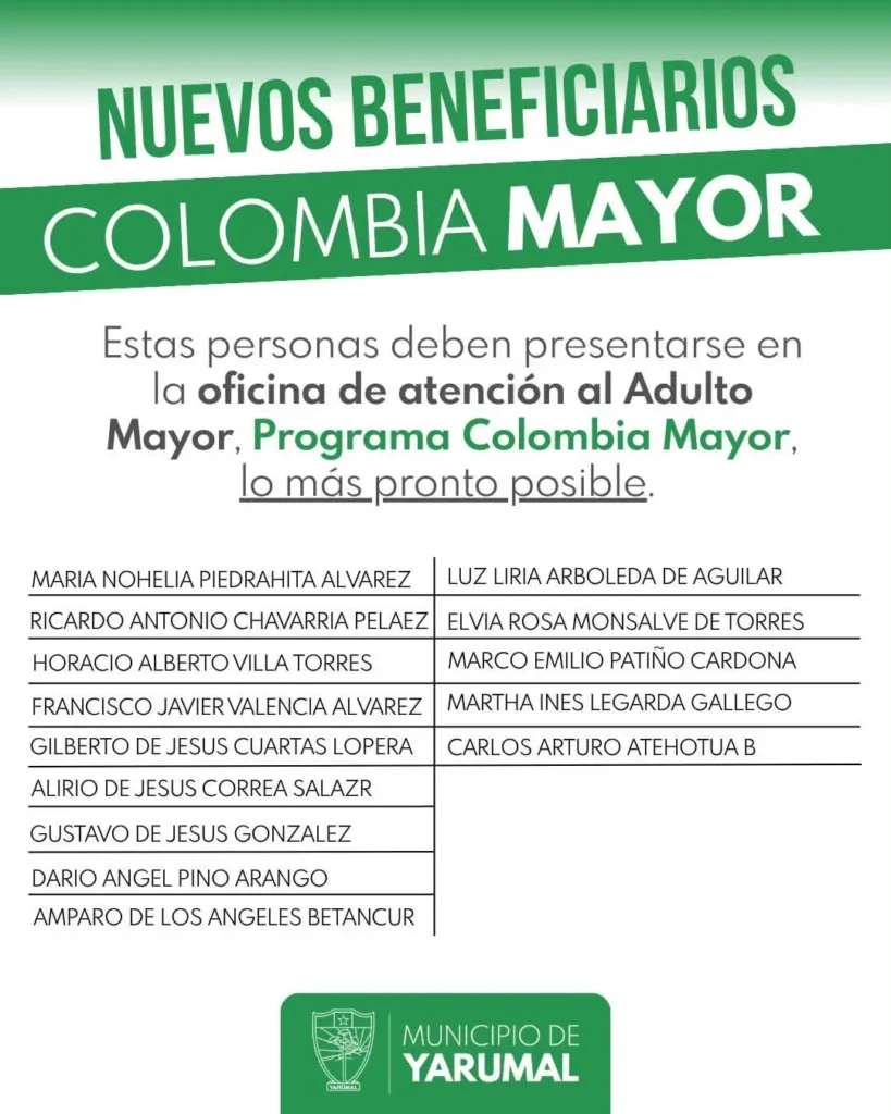 Atención: publican nuevos nombres de beneficiarios Colombia Mayor 8 clipboard image 1784348620