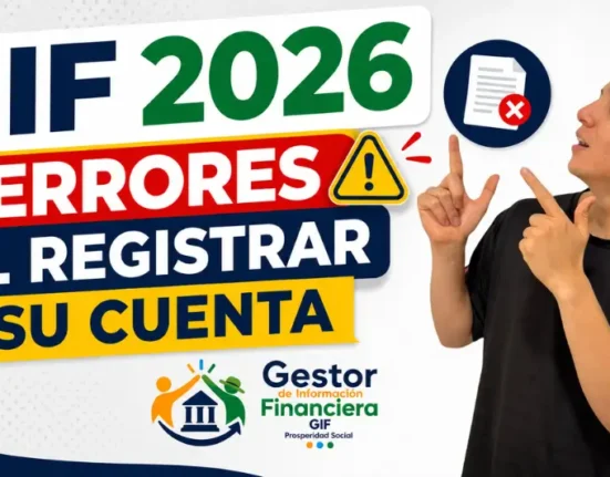 Errores al registrar una cuenta financiera en el GIF 2026 que los usuarios deben revisar antes de enviar sus datos.